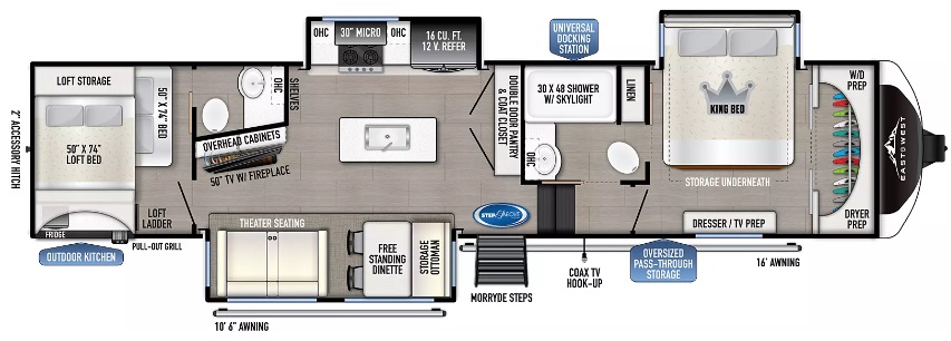 2023 EAST TO WEST RV TANDARA 375BH-OK